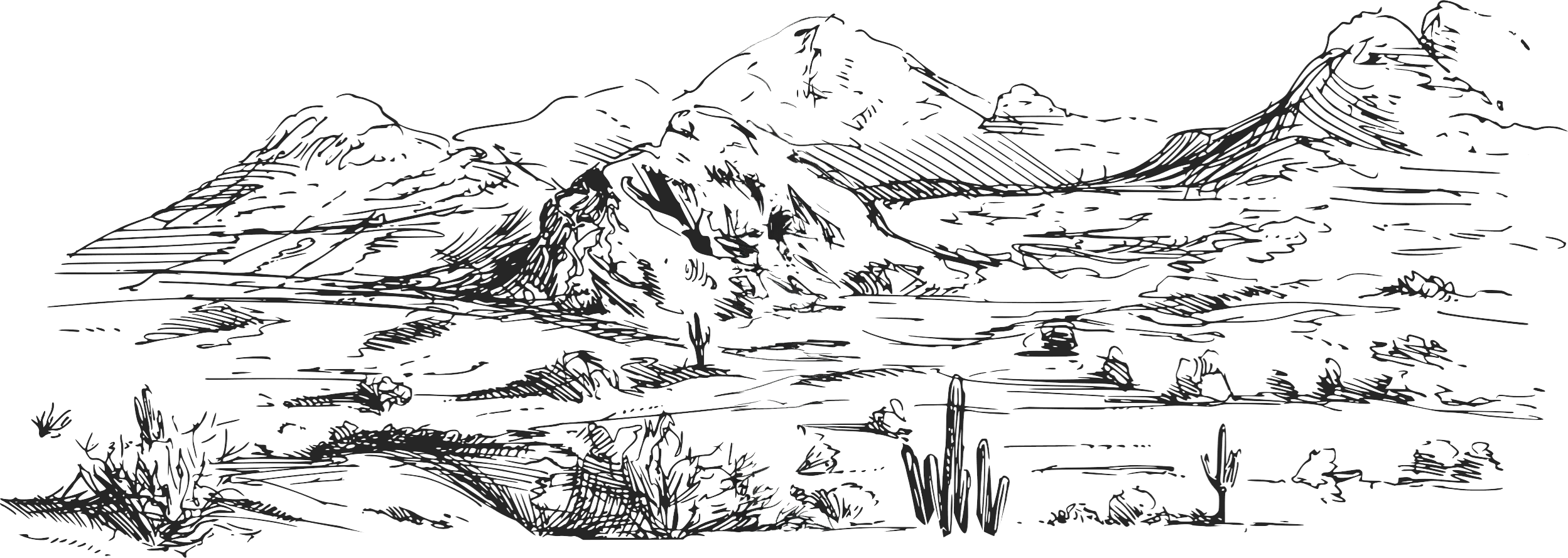 Mountains Picture illustration