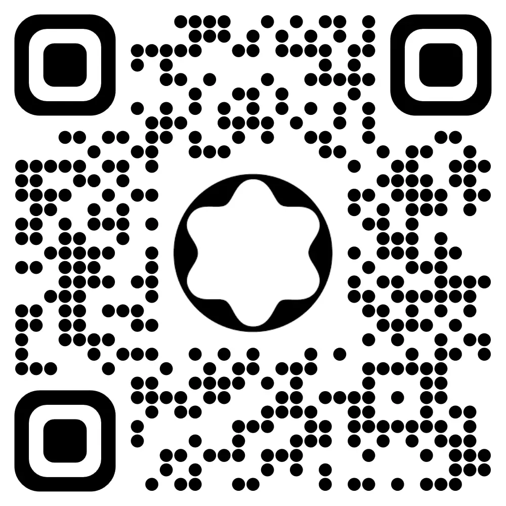 image of a qr code in order to use this website on mobile device